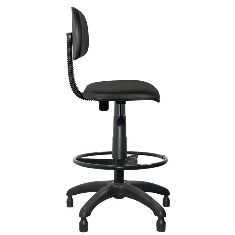 Cadeira Escritório Cadeira Caixa Secretária Aranha Cor Preta - Pollo Móveis - 34021