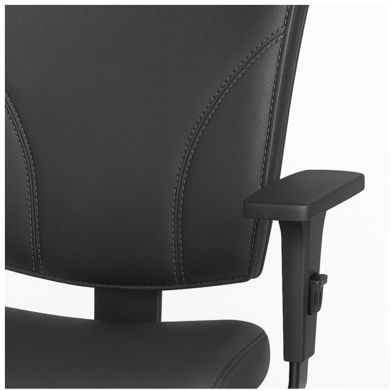 Cadeira Escritório Cadeira B-ONE Giratória com Braços Reguláveis - Corino Preto - 31009