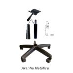 Cadeira Escritório Cadeira B-ONE Giratória com Braços Reguláveis - Corino Preto - 31009
