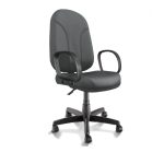 Cadeira Escritório Cadeira Escritório PRESIDENTE PLUS c/ BRAÇO CORSA - COR PRETO 32957