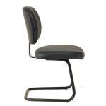 Cadeiras Cadeira Executiva LISA Base em "S" - Corino Preto - 31013