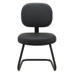 Cadeiras Cadeira Executiva LISA Base em "S" - Corino Preto - 31013