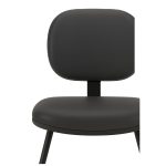 Cadeiras Cadeira Executiva LISA Base em "S" - Corino Preto - 31013