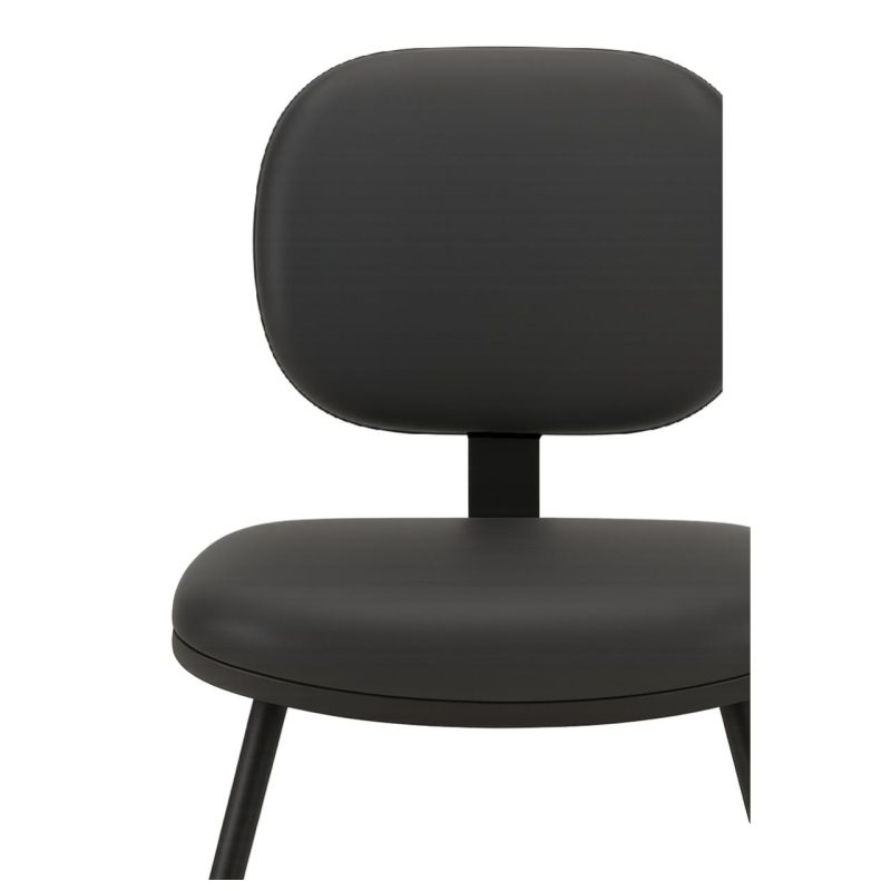 Cadeiras Cadeira Executiva LISA Base em "S" - Corino Preto - 31013