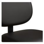 Cadeiras Cadeira Executiva LISA Base em "S" CROMADA - Corino Preto - 31015