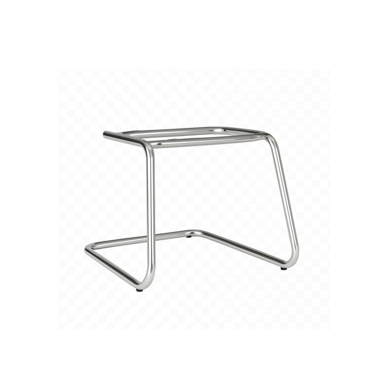 Cadeiras Cadeira Executiva LISA Base em "S" CROMADA - Corino Preto - 31015