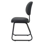 Cadeiras Cadeira Executiva LISA Base Trapézio - Pollo Móveis - Cor Preta - 31030