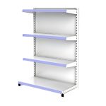 Gôndolas de Aço Ponta de Gôndola 1,24x0,90m 15010