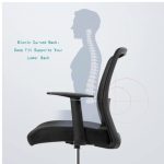 Cadeira Escritório Cadeira de Escritório Diretor Tela NIX - Cor Preto - 30800