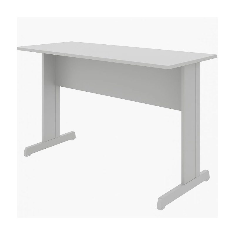 Mesa Escritório 1,20x0,60m - Com Gavetas - MAXXI - CINZA/CINZA - 53084