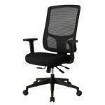 Cadeira Escritório Cadeira de Escritório Tela Pryus PRIME com Regulagem Assento - Cor Preto - 20092