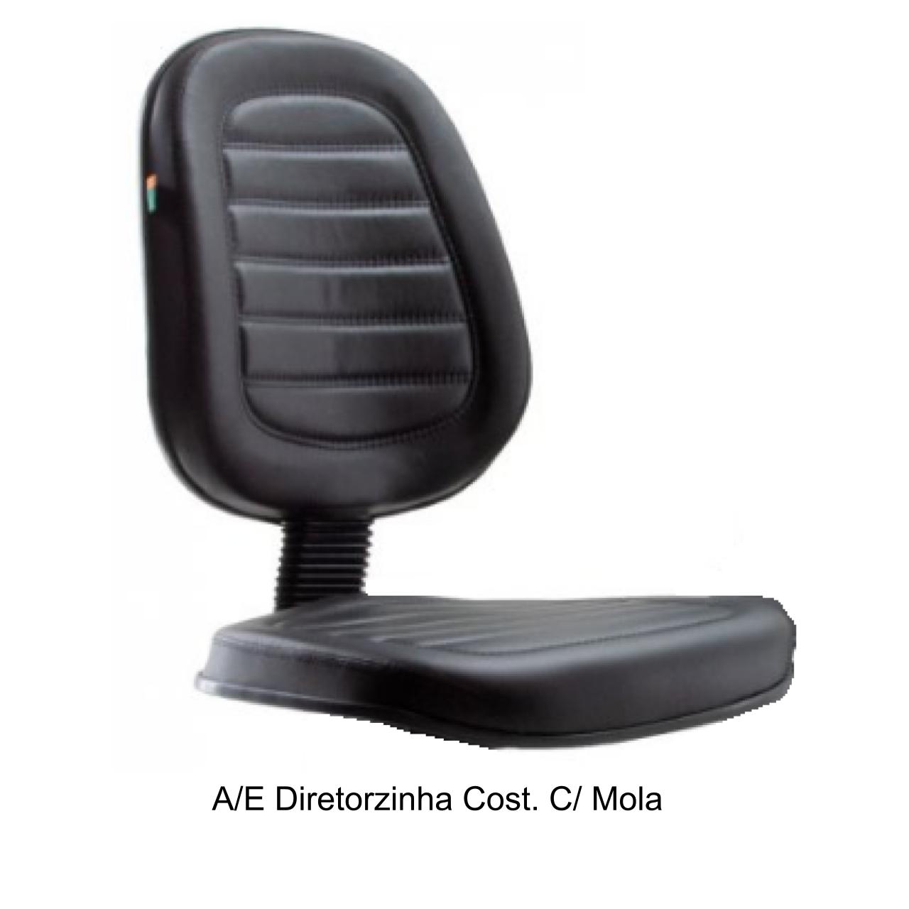 A/E DIRETORZINHA Costurada C/ MOLA - Corino Preto - 99918