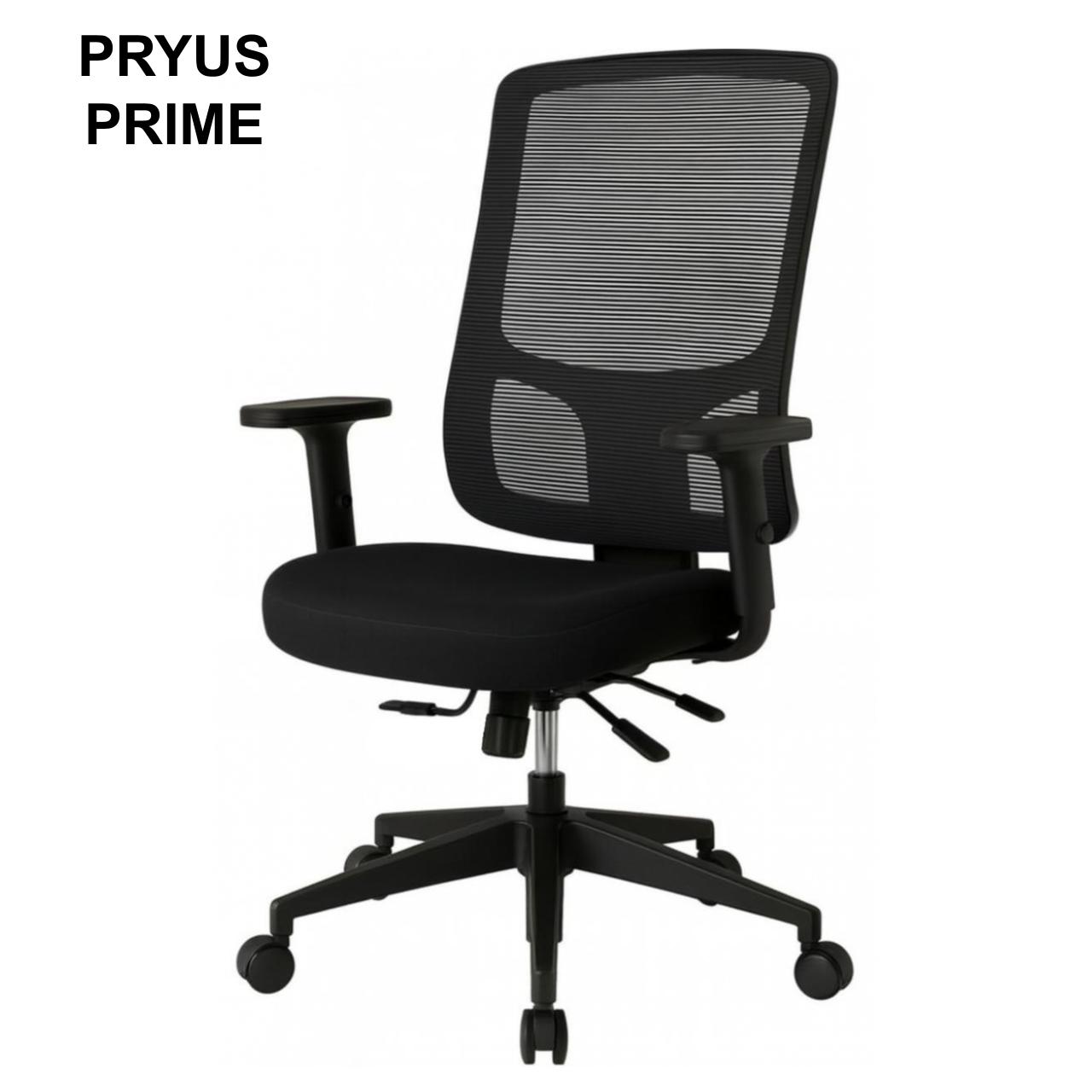 Cadeira Escritório Cadeira de Escritório Tela Pryus PRIME com Regulagem Assento - Cor Preto - 20092