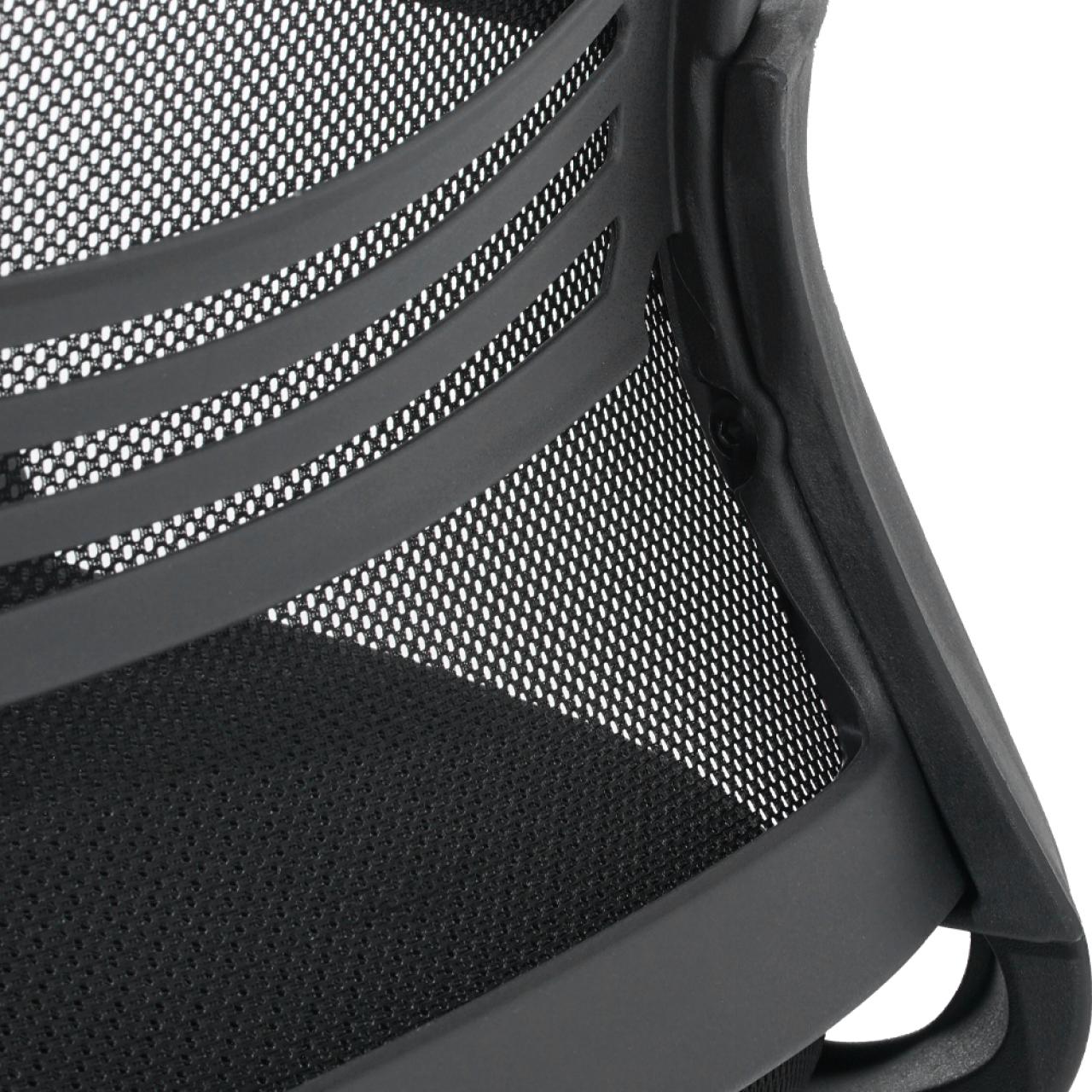 Cadeira de Escritório Interlocutor Tela JOY - Cor Preto - 34008 Cadeira de Escritório Interlocutor Tela JOY - Cor Preto - 34008