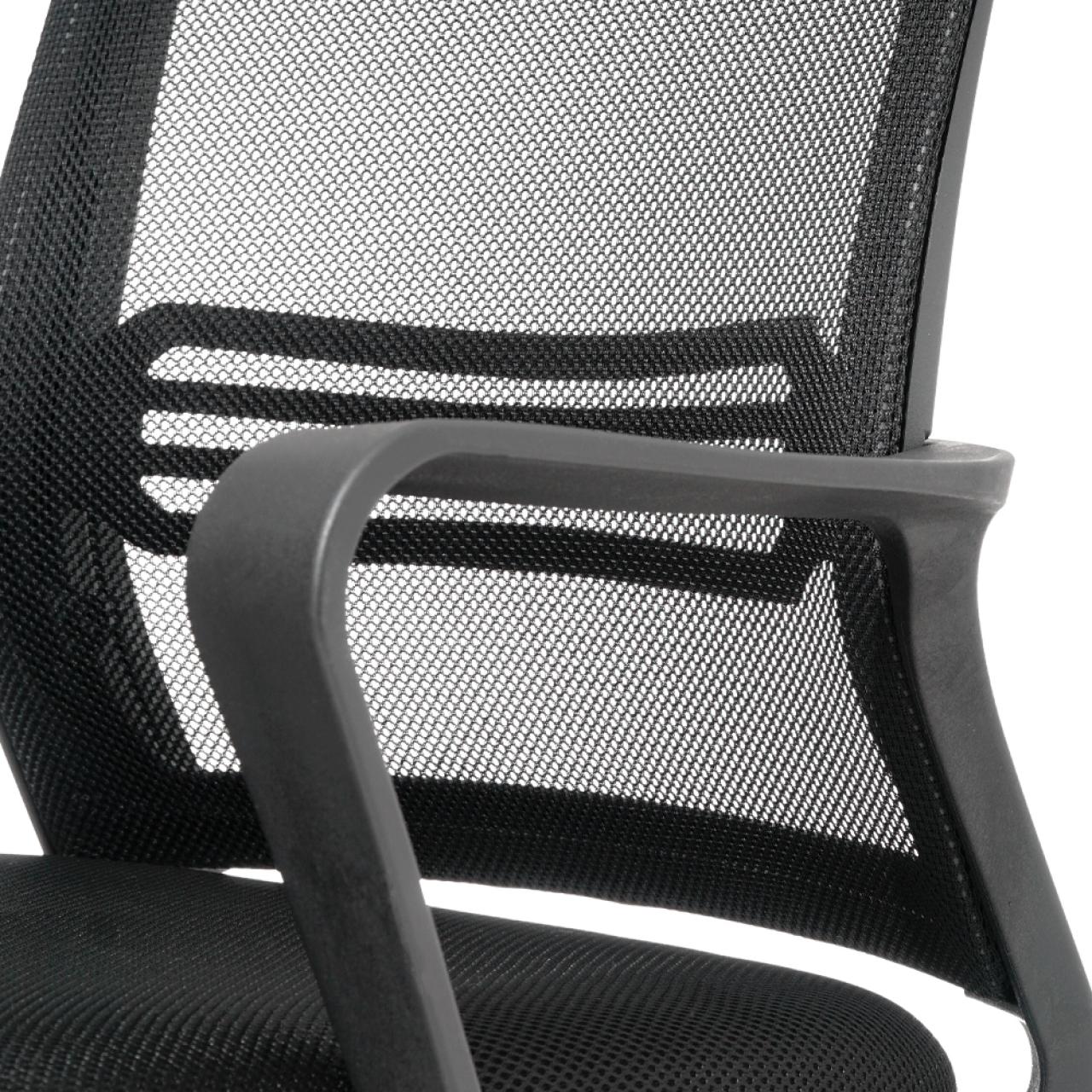 Cadeira de Escritório Interlocutor Tela JOY - Cor Preto - 34008 Cadeira de Escritório Interlocutor Tela JOY - Cor Preto - 34008