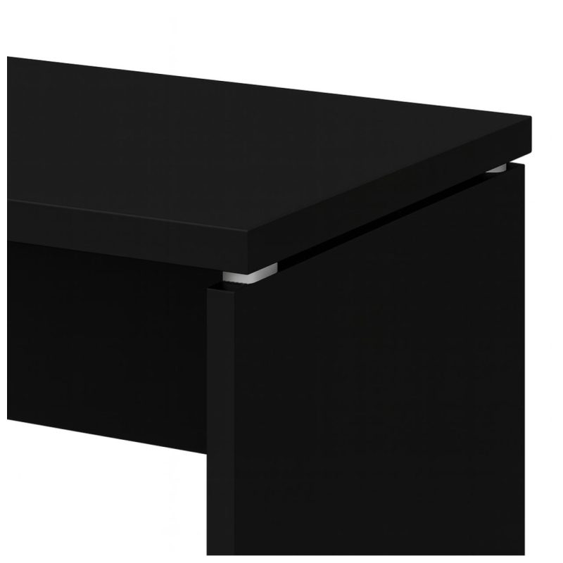 Móveis para Escritório Mesa Dupla para Escritório 1,50x1,35mm - S/ Gavetas - PRETO/PRETO - 26072