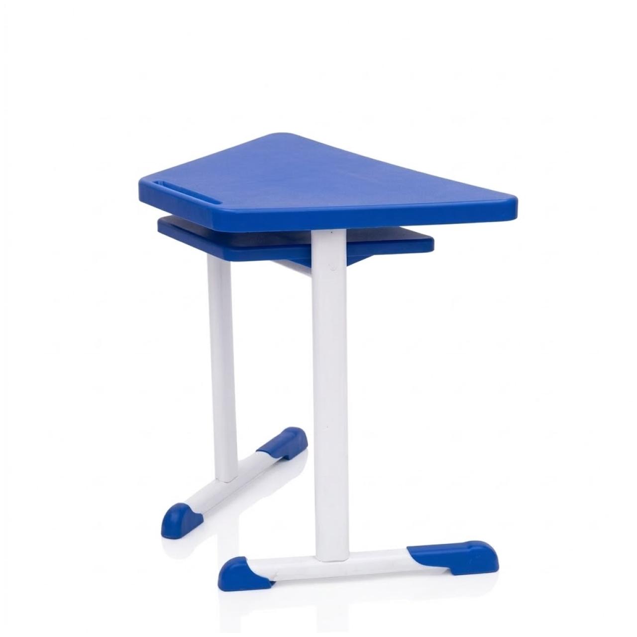 Mesa Hexagonal INFANTIL com Porta Livro - Cor Azul - 42802