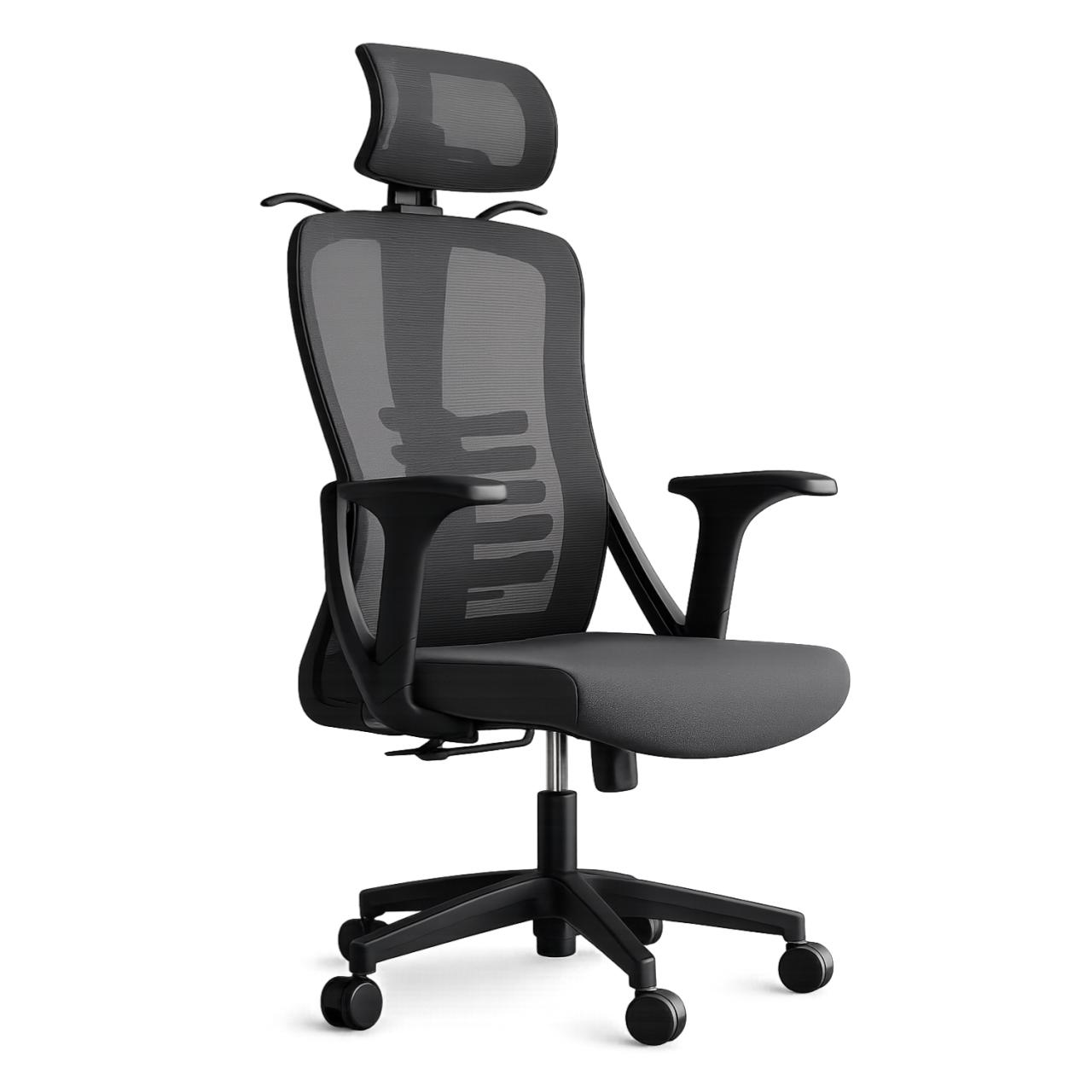 Cadeira Presidente Giratória com Apoio de Cabeça VANCOUVER - Linha Premium - 30030